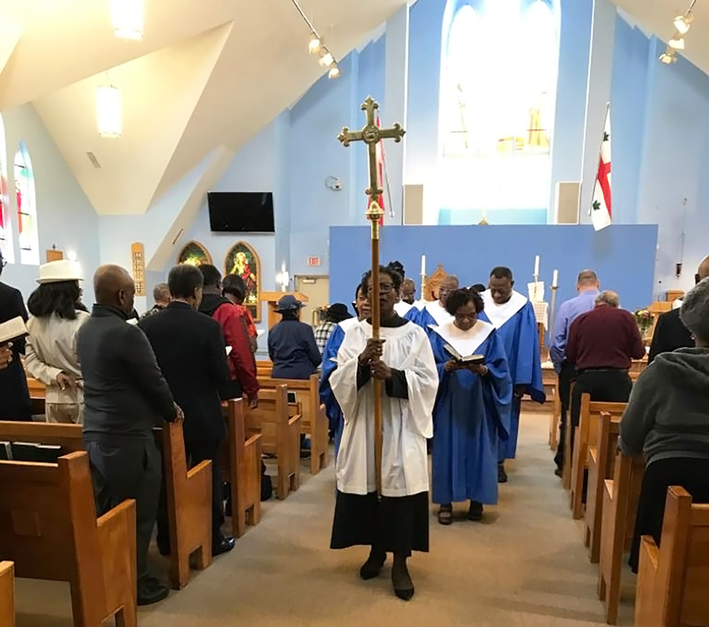 Procession in the church