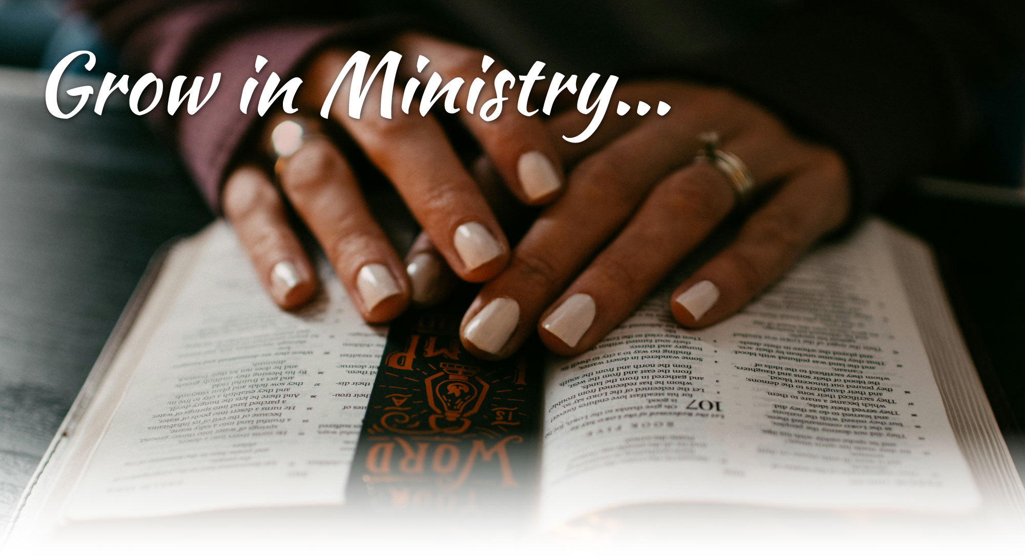 Grow in ministry...