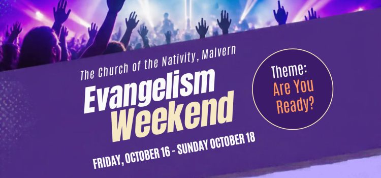 Evangelism Weekend 2026 Theme: Are You Ready? 2026 Evangelism Weekend FB Cover (1920 x 1080 px) (4)